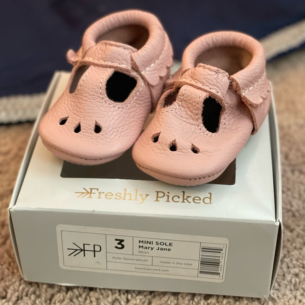 Freshly Picked Blush Infant Mary Janes